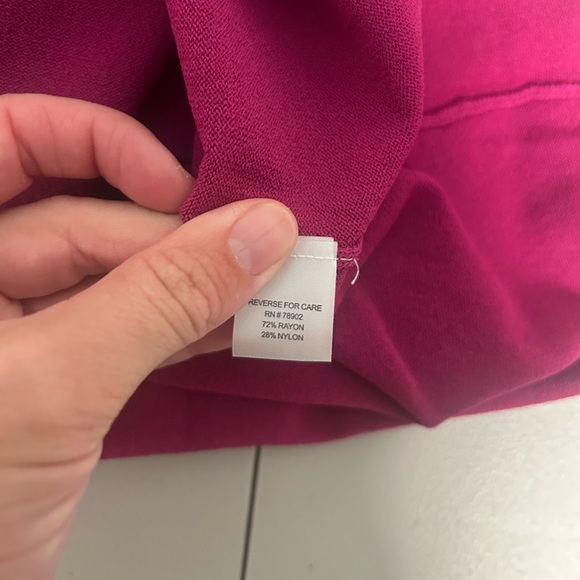 Erin London Tank Top Women’s Small Hot Pink Travel Classic Layering - Picture 4 of 7